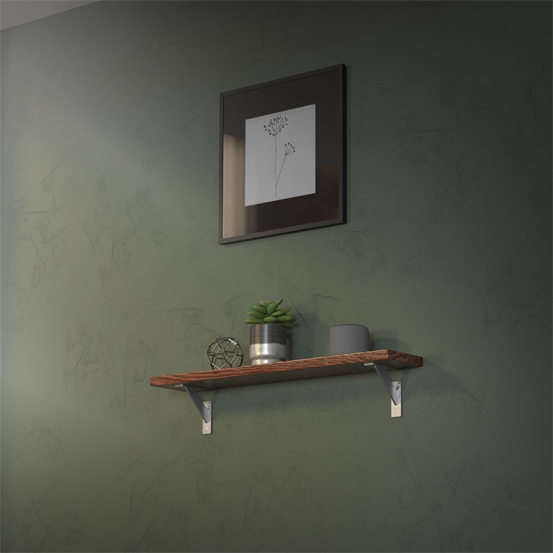 Wandkonsole Regalhalterung 2er Set 120 x 120 mm Silber aus Aluminium ML-Design Wandkonsole Regalhalterung 2er Set 120 x 120 mm Silber aus Aluminium ML-Design