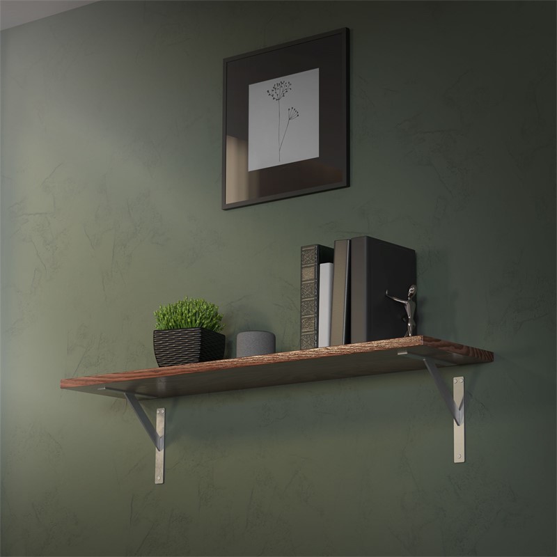 Wandkonsole Regalhalterung 2er Set 240 x 240 mm Silber aus Aluminium ML-Design Wandkonsole Regalhalterung 2er Set 240 x 240 mm Silber aus Aluminium ML-Design