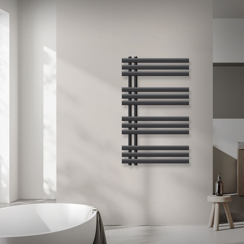 Design Badheizkörper Iron EM 600x1000 mm Anthrazit Luxe Bath Design Badheizkörper Iron EM 600x1000 mm Anthrazit Luxe Bath