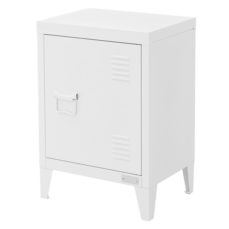 Aktenschrank Büroschrank Industrial 40x30x57,5 cm Weiß aus Stahl ML-Design Aktenschrank Büroschrank Industrial 40x30x57,5 cm Weiß aus Stahl ML-Design