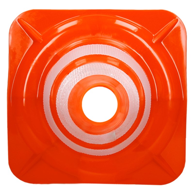 3er Set Verkehrskegel Pylone Warnkegel Verkehrshütchen 47 cm Orange/Weiß