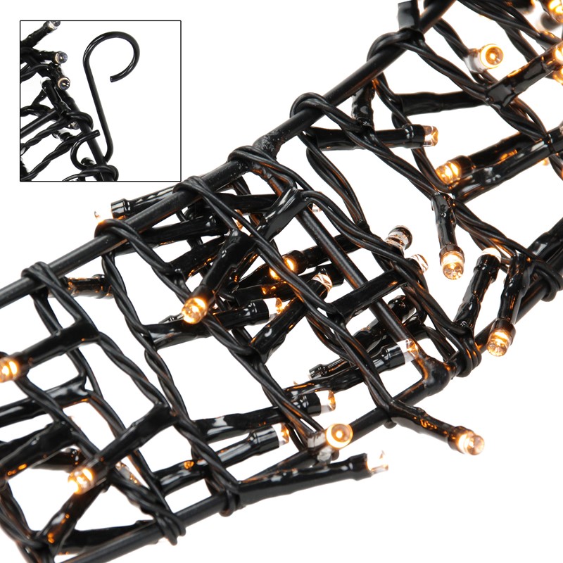 Lichterkranz für Weihnachten Ø38cm Warmweiß 300 LEDs IP44 Innen/Außen