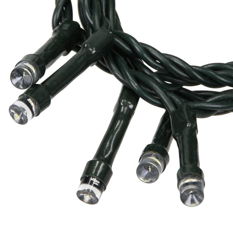 Cluster Lichterkette LED 36m, 480 LEDs Kaltweiß, 8 Leuchtmodi IP44 Innen/Außen