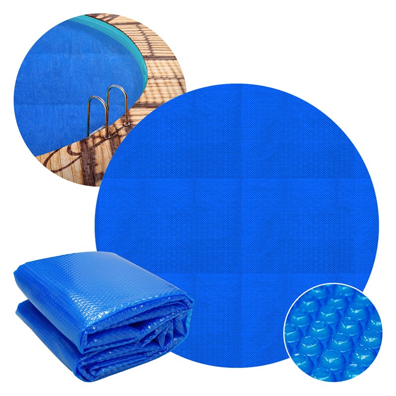 Pool Solarfolie rund Ø 366 cm Blau, Pool Solarabdeckplane 400µm, Solarplane Solarabdeckung zuschneidbar, Poolabdeckung Pool Solarfolie rund Ø 366 cm Blau, Pool Solarabdeckplane 400µm, Solarplane Solarabdeckung zuschneidbar, Poolabdeckung