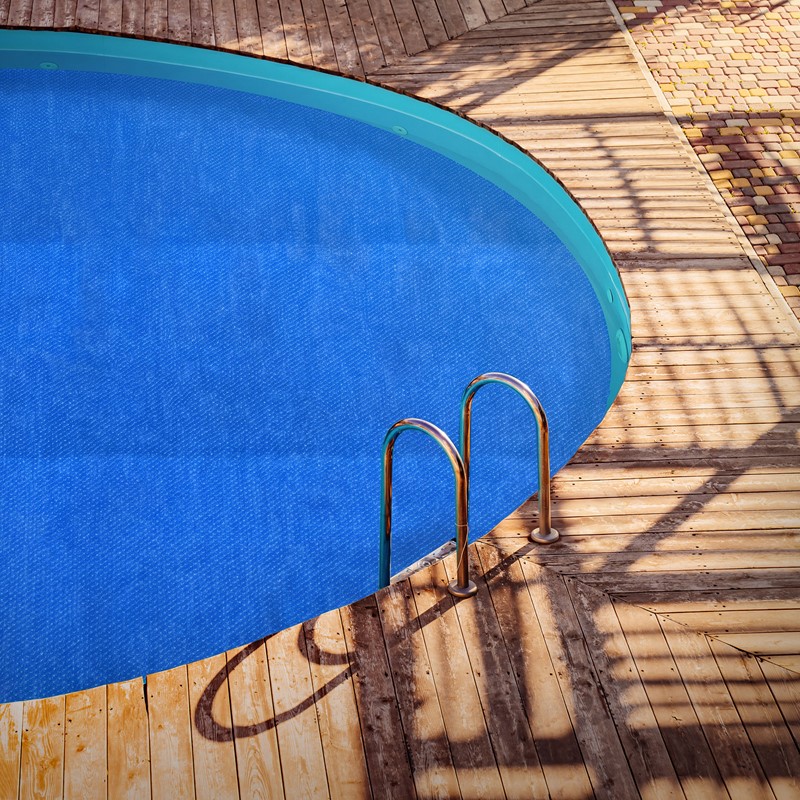 Pool Solarfolie rund Ø 600 cm Blau, Pool Solarabdeckplane 120µm, Solarplane Solarabdeckung zuschneidbar, Poolabdeckung
